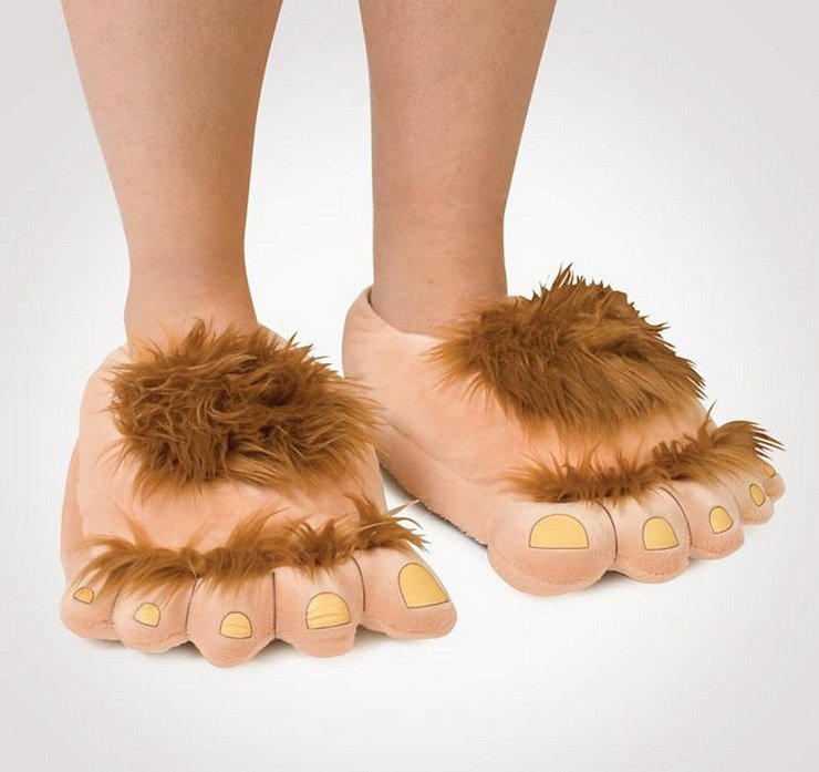 Furry Adventure Slippers – Unisex Closed-Toe Plush House Shoes with Textured Non-Slip Rubber Sole, Brown & Pink