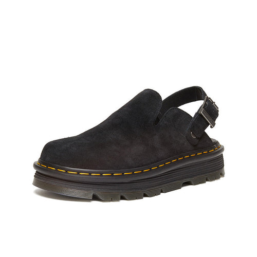 Women’s Suede Platform Mules – Comfortable Slip-On Clog Shoes with Elevated Platform Sole