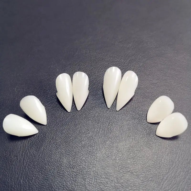 Adult Kids Halloween Party Costume Horrific Dress Vampire False Teeth Fangs Dentures Cosplay Photo Props Favors DIY Decorations