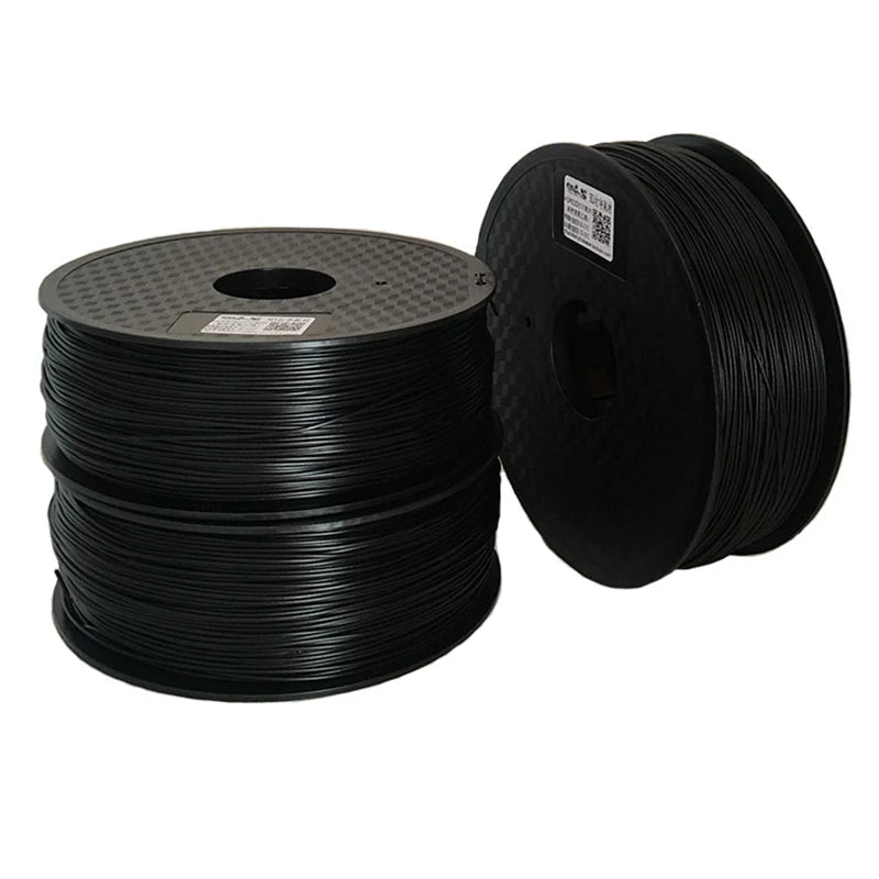 Erilles HDPE 3D Printer Filament 1.75mm – 1kg High-Density Polyethylene PE Filament, Black FDM Printing Material