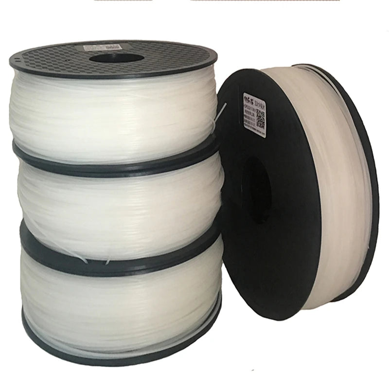 Erilles HDPE 3D Printer Filament 1.75mm – 1kg High-Density Polyethylene PE Filament, Black FDM Printing Material