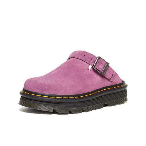 Women’s Suede Platform Mules – Comfortable Slip-On Clog Shoes with Elevated Platform Sole
