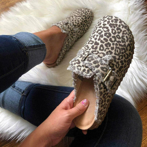 Women’s Vintage Clogs – Casual Clog Shoes in Beige, Leopard, Cow Print, Army, Striped & Black Designs