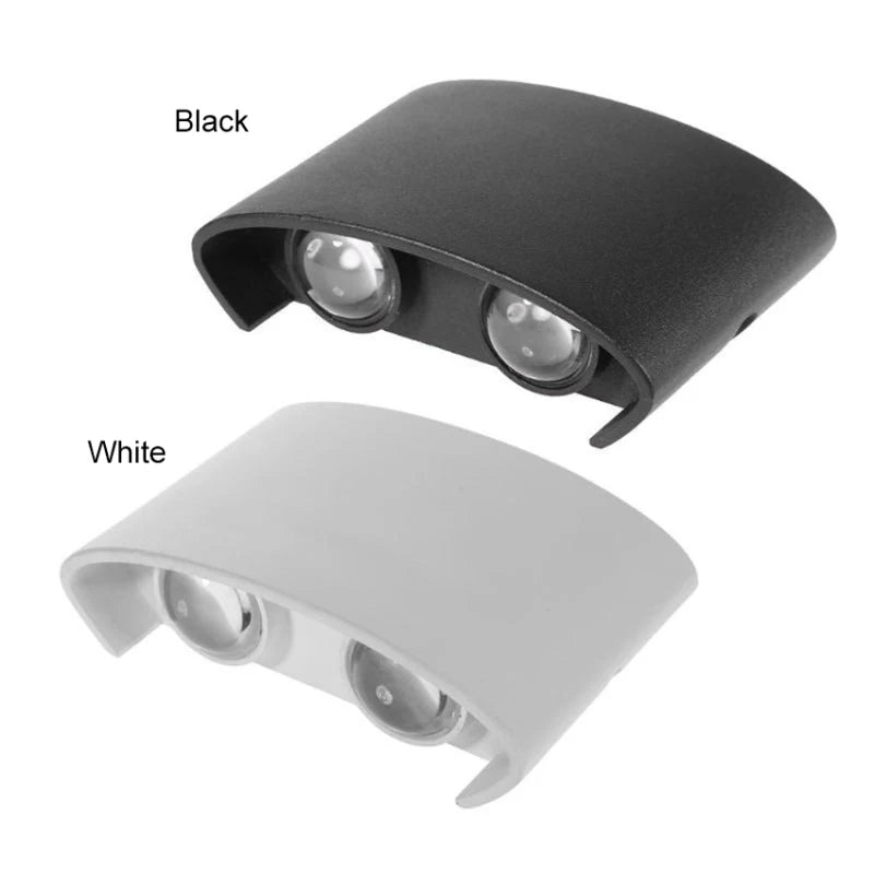 Modern LED Wall Sconce, Up & Down Wall Mount Light with Aluminum Body, 3000K/6500K Non-Dimmable Indoor Lamp for Bedroom, Living Room, Hallway & Foyer