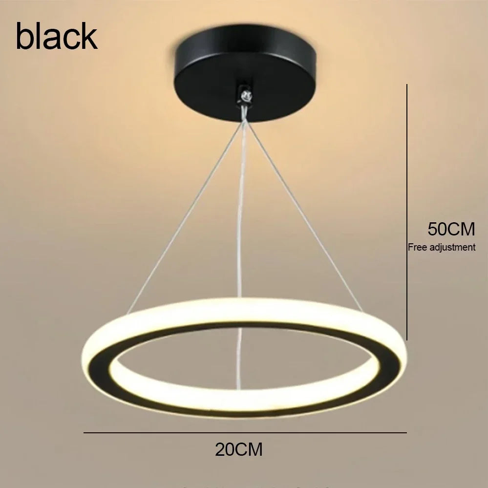 Modern LED Ceiling Light – Multi-Shape Minimalist Flush Mount Lamp with 3-Color Lighting