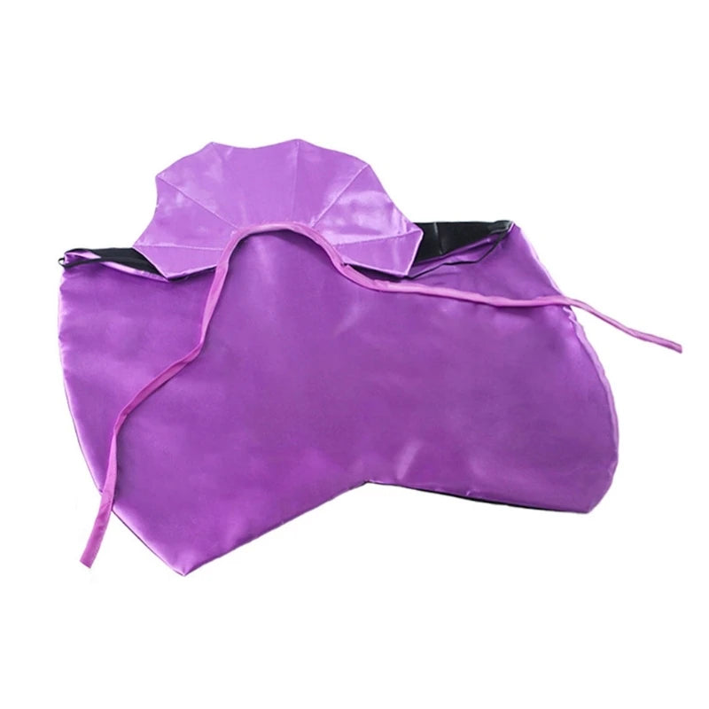Halloween Pet Costume Cloak with Easy to Wear Laceup Tied Design Comfortable Polyester Dog Cosplay Outfit for Parties