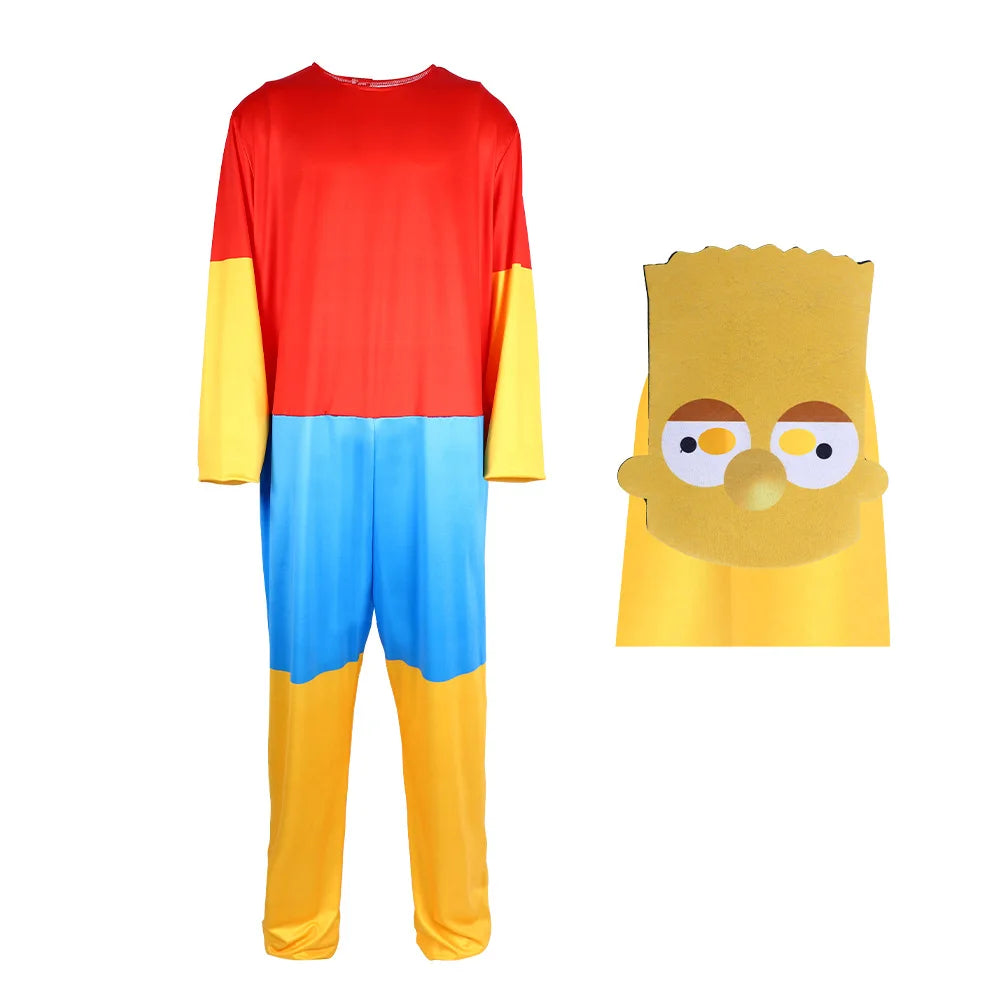 Halloween Family Cosplay Costume Full Set Cartoon Character Fancy Dress Up Outfit for Carnival Party