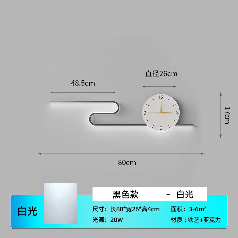 Silent Large Wall Clocks Led Living Room Art Creative Wall Clocks House Movement Horloge Murale Home Decoration Accessories