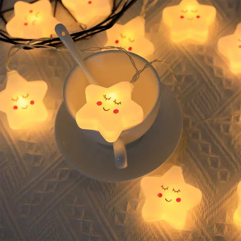144 LED Star String Lights – Warm White USB & Battery Fairy Lights for Christmas, Weddings & Garden Decor
