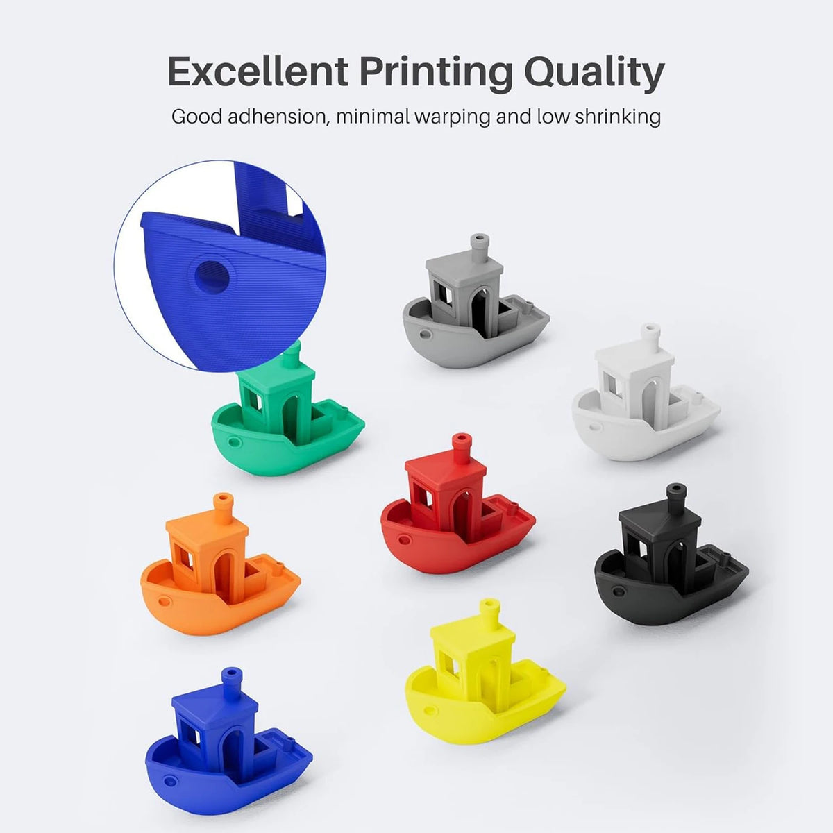 PLA 3D Printer Filament 1.75mm – 250g / 80m Solid FDM Printing Filament for 3D Printers