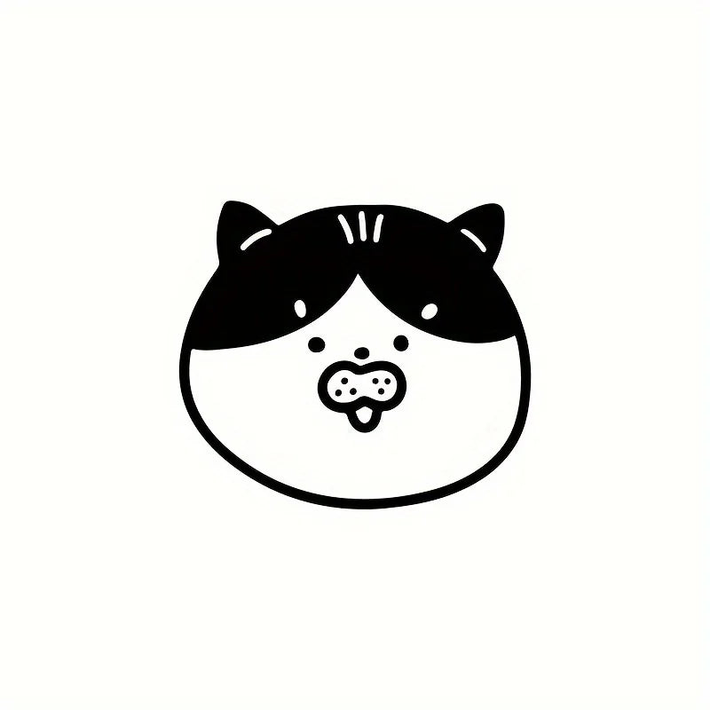 Japanese Cute Cat Door Curtain, Cartoon Hanging Curtain for Bedroom & Kitchen, 1-Panel Polyester Room Divider with Blackout Design for Home, Office & Cafe Decor