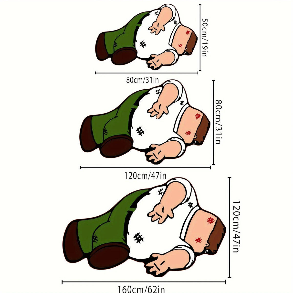 VIKAMA Cartoon Character Rug, Soft Flannel Polyester Carpet with PVC Anti-Slip Backing, Plush Bedside Floor Mat for Boys’ Bedroom, Living Room, Kids’ Room & Home Decor