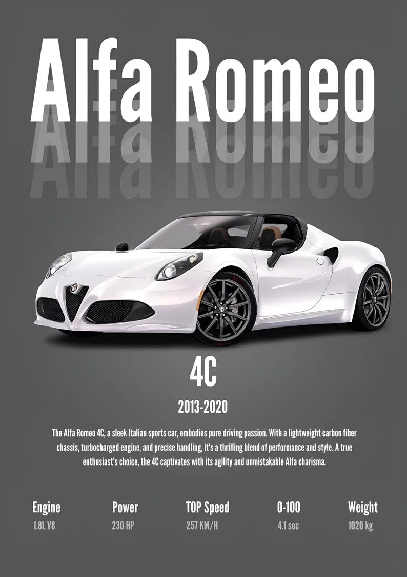 Classic Simple Wall Art Japan Cars Luxury Esthetics Super Sports Car HD Canvas Print Poster Home Living Room Bedroom Decoration