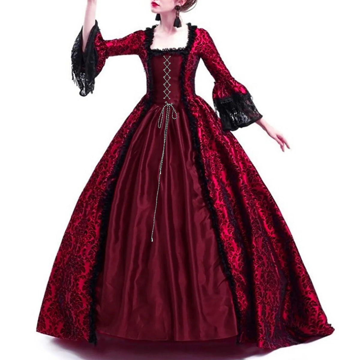 Halloween costume for adult women Medieval Cosplay Costumes Vintage Gothic Halloween suit