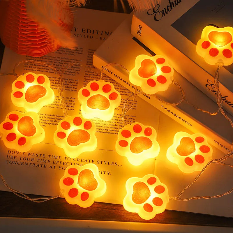2026 Christmas LED String Lights, Animal Fairy Lights with Warm White & RGB Options, Battery-Powered Twinkle Lights for Bedroom, Window, Wall, Party & Holiday Decor