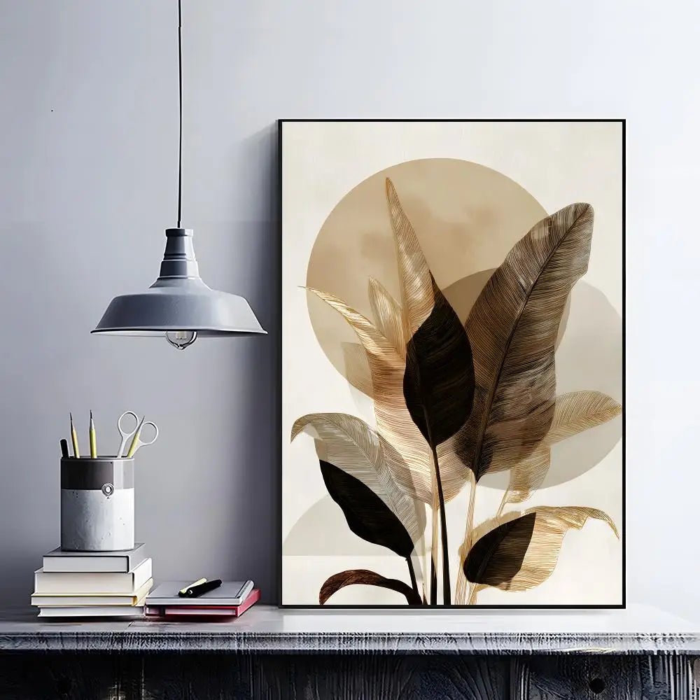 art decor A-Abstract Bohemian Wall Art Poster Classic Home Interior Artwork & Stylish Room Decoration