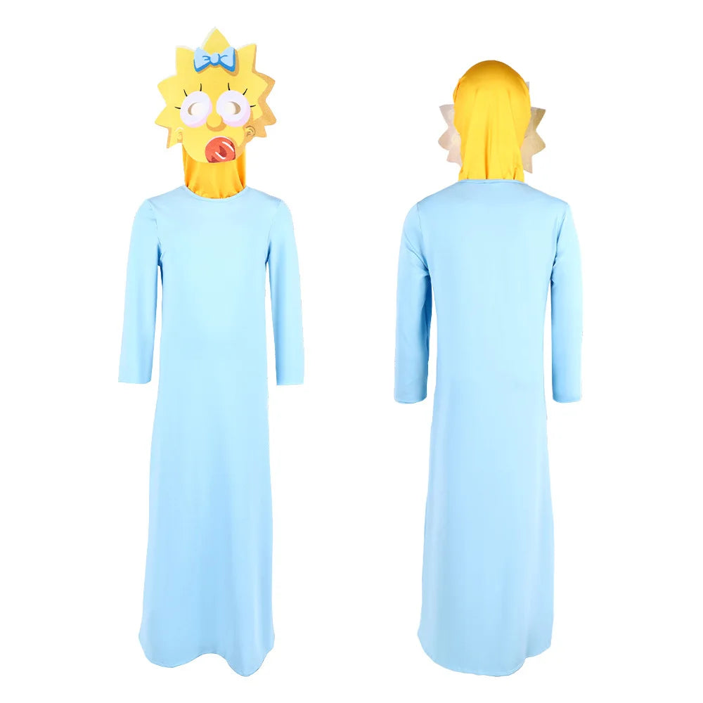 Halloween Family Cosplay Costume Full Set Cartoon Character Fancy Dress Up Outfit for Carnival Party