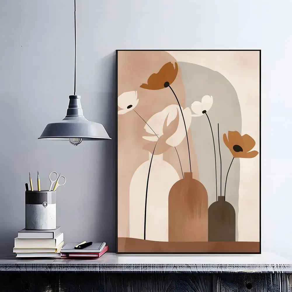 art decor A-Abstract Bohemian Wall Art Poster Classic Home Interior Artwork & Stylish Room Decoration