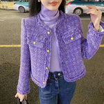 2026 Spring Quality Tweed Jacket Ladies Autumn New Short Outerwear