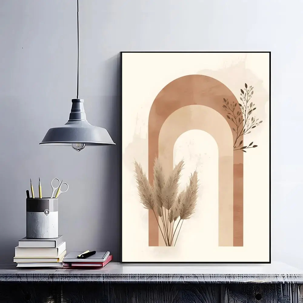 art decor A-Abstract Bohemian Wall Art Poster Classic Home Interior Artwork & Stylish Room Decoration