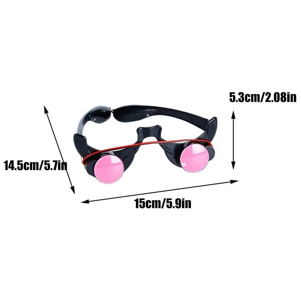 Halloween Horror Red Eye Glasses Props Funny Personality Scary Horror Glasses Party Tricky Eyes Cosplay Prop Glow In The Dark