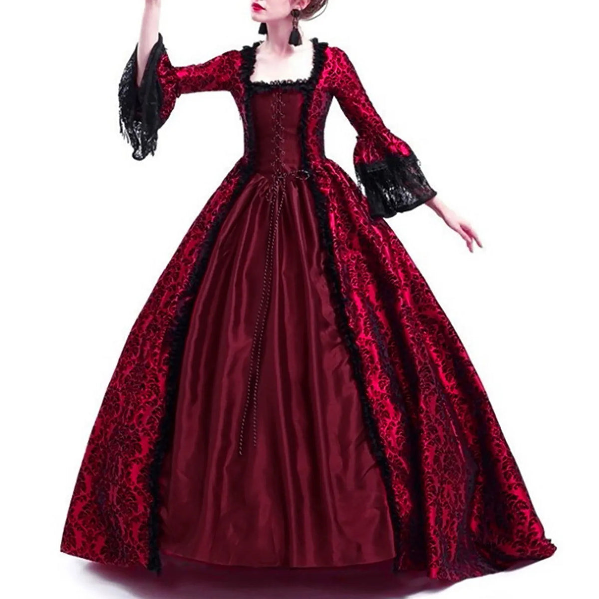 Halloween costume for adult women Medieval Cosplay Costumes Vintage Gothic Halloween suit