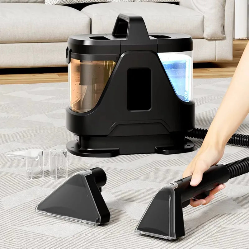 Popular Handheld Corded Spot Wet and Dry Dirty Fabric Carpet Sofa Cleaning Machine Carpet Fabric Steamer Vacuum Cleaner