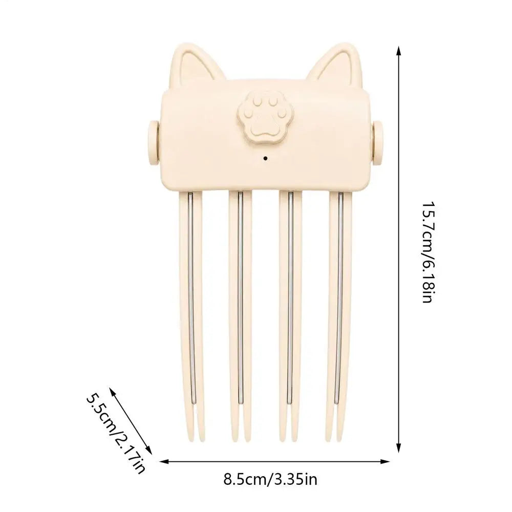 Hair Volumizing Iron 2 Heating Levels Portable Lifting Clamp Comb USB Rechargeable Cordless Volumizing Root Lifter Tool for Flat