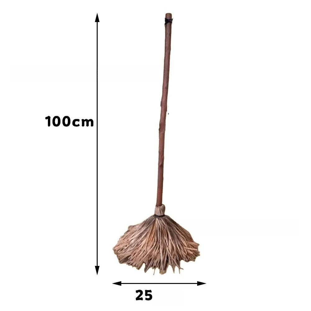 Broom Decorative Props Sound Move Witch Broom Halloween Decorative Props