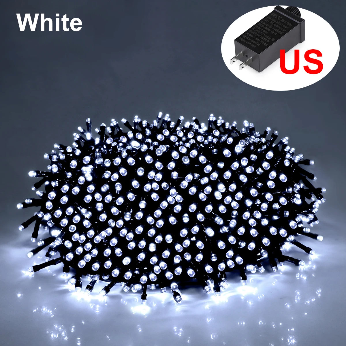 10M-100M LED String Lights, Waterproof Outdoor Fairy Lights, 24V Christmas Lights for Wedding, Party & Courtyard Decor
