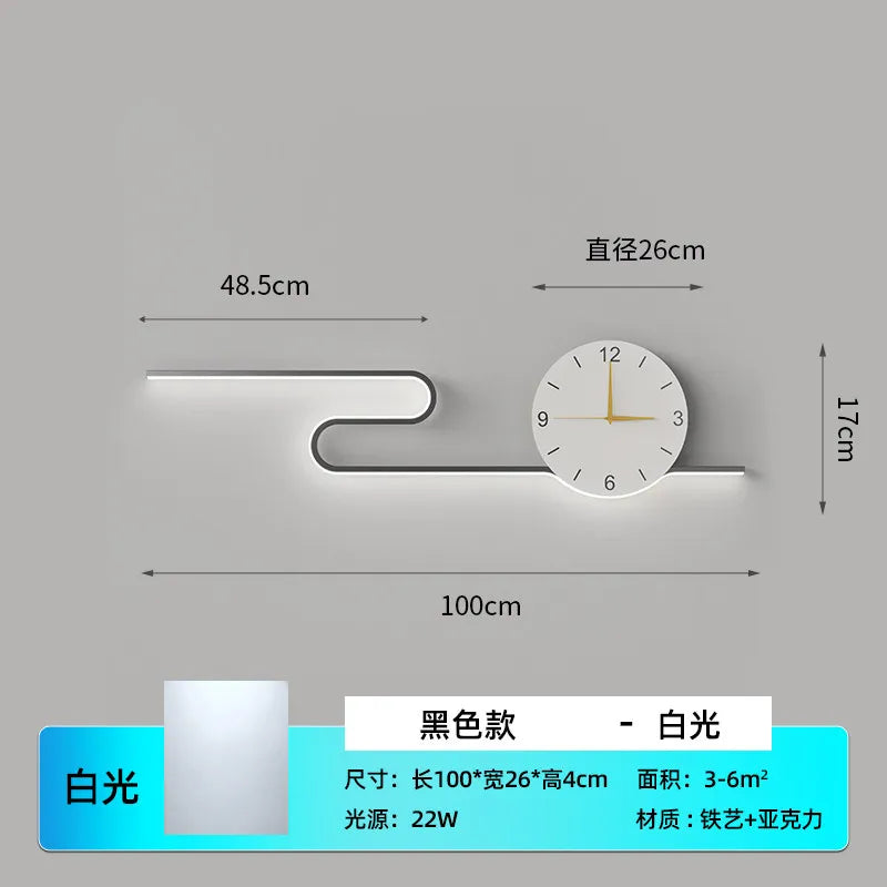 Silent Large Wall Clocks Led Living Room Art Creative Wall Clocks House Movement Horloge Murale Home Decoration Accessories