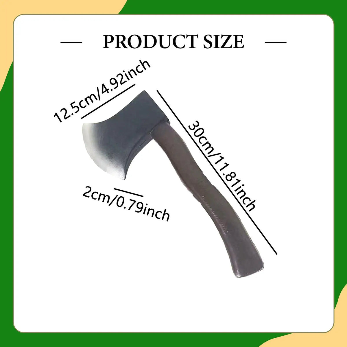 Halloween Axe Toy Hatchet Axe Props, Halloween Prank Props, Fake Axe Costume Accessories for Halloween Decor, Dress Up Toy
