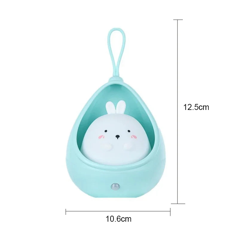 Rechargeable LED Night Light with Motion Sensor, USB Bedside Lamp with 120° Human Sensing, 3 Modes Warm Light for Bedroom, Hallway, Corridor & Table Decor