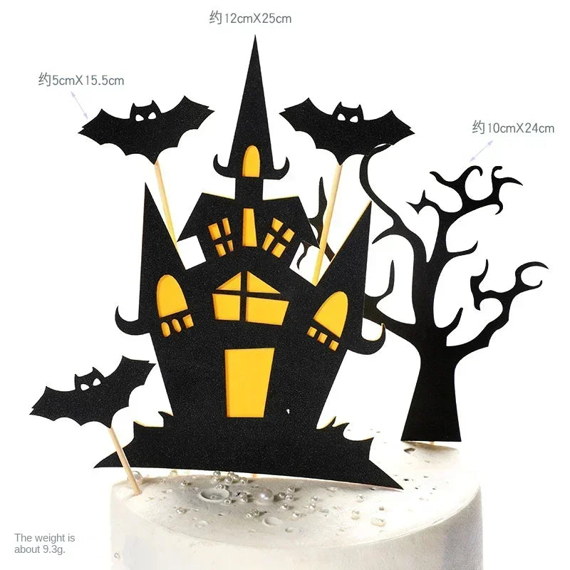 Halloween Cake Toppers – DIY Ghost, Witch, Vampire & Pumpkin Cupcake Toppers for Halloween Party Cakes & Desserts