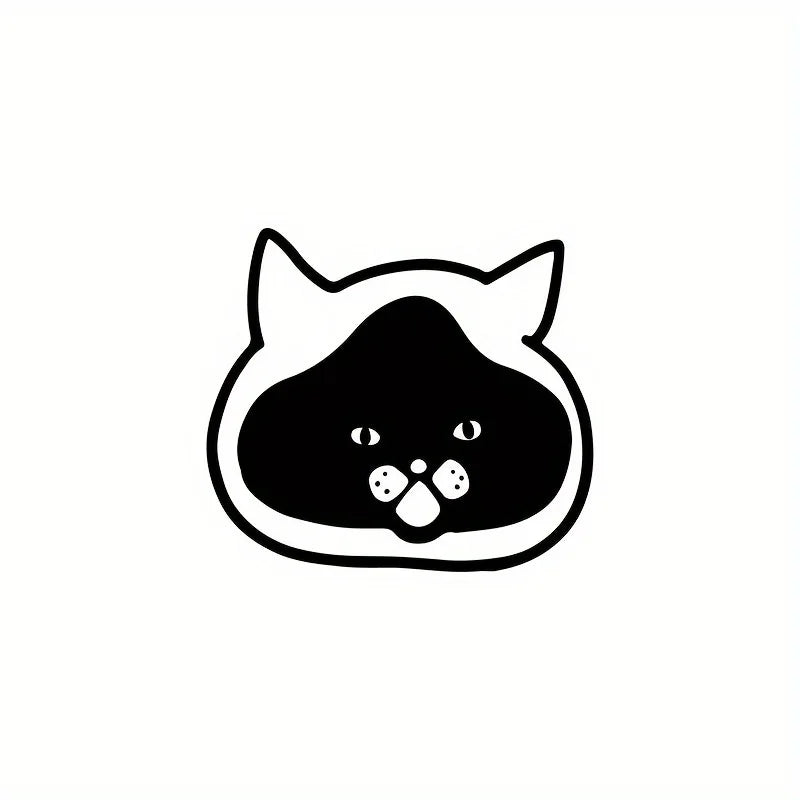 Japanese Cute Cat Door Curtain, Cartoon Hanging Curtain for Bedroom & Kitchen, 1-Panel Polyester Room Divider with Blackout Design for Home, Office & Cafe Decor