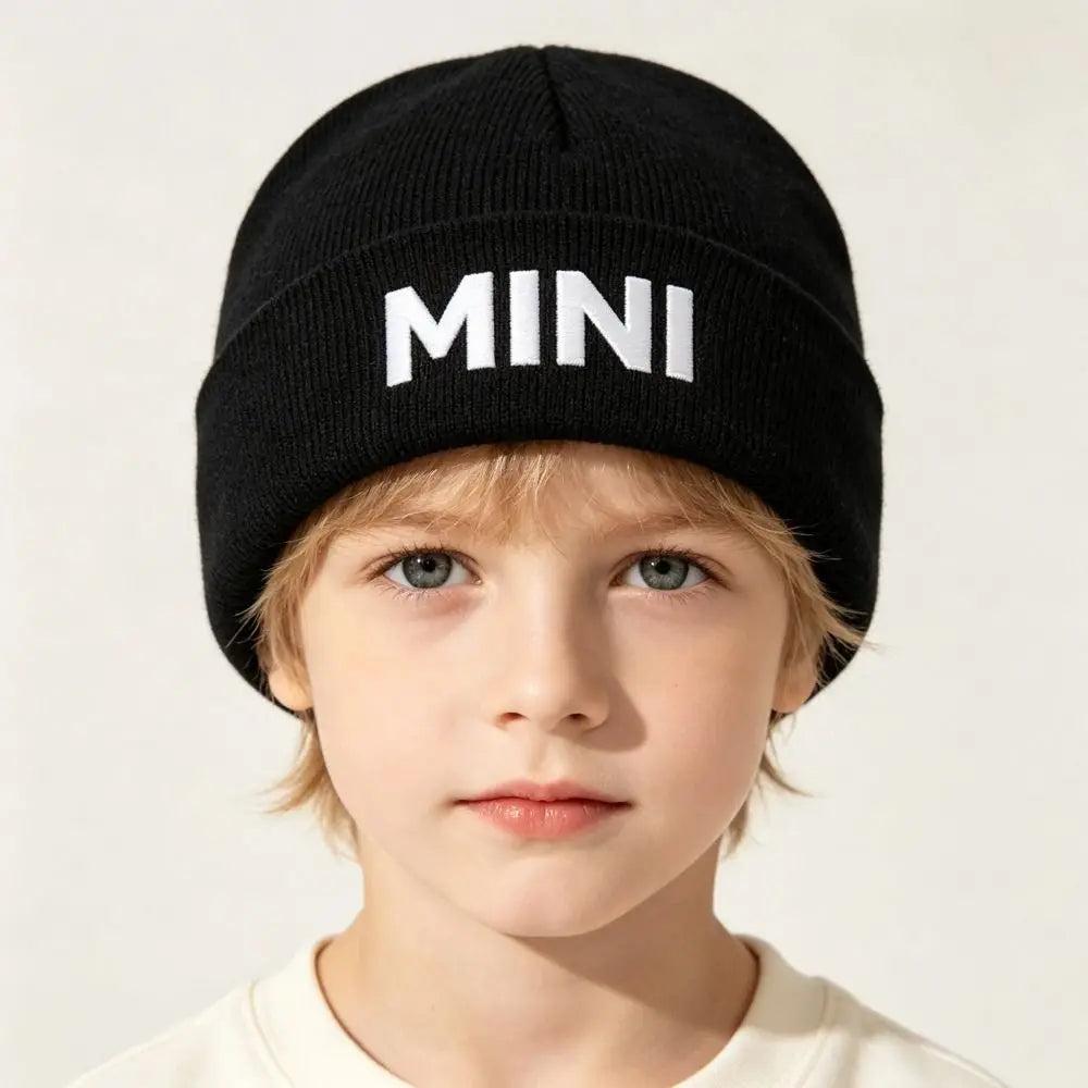 Cute Printed Family Matching Cap Parent-child Wool Knit Beanie Warm Retro Printing Knit Cap Apparel Accessories