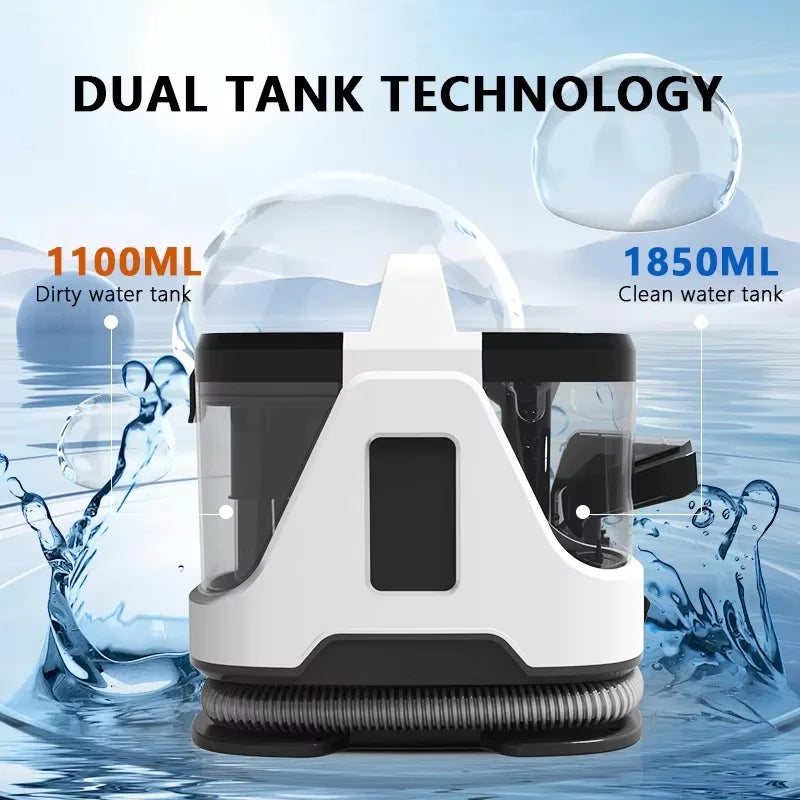 Popular Handheld Corded Spot Wet and Dry Dirty Fabric Carpet Sofa Cleaning Machine Carpet Fabric Steamer Vacuum Cleaner