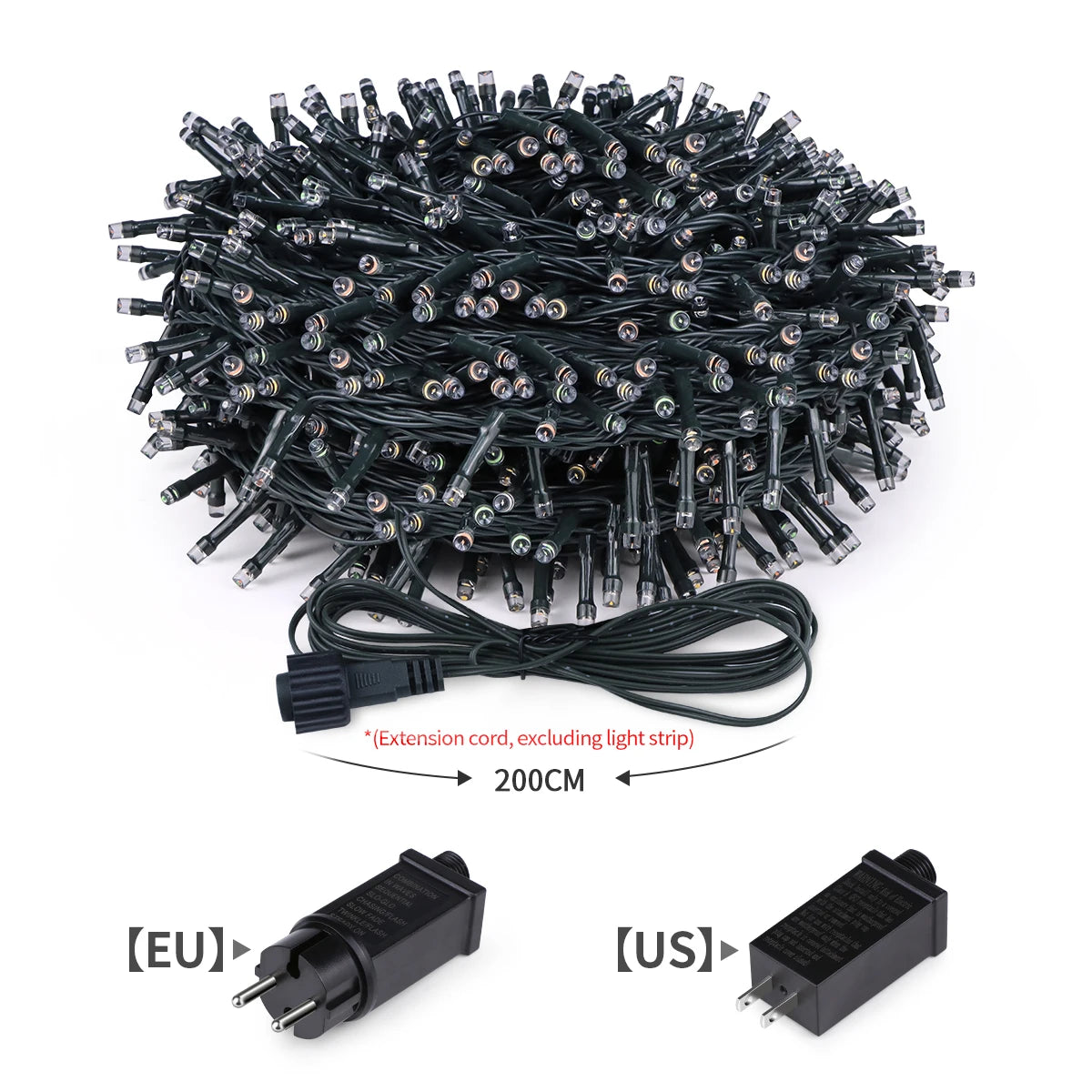 10M-100M LED String Lights, Waterproof Outdoor Fairy Lights, 24V Christmas Lights for Wedding, Party & Courtyard Decor