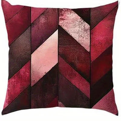 Home Sweet Home Decorative Pillow Cover, Geometric Floral Cushion Case for Sofa, Bedroom, Living Room, Office & Car Decor