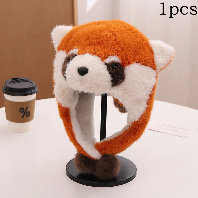 Winter Women Home Pajamas Cartoon Raccoon Kigurumi Unicorn Sleepwear Night Dress Animal Cosplay Nightgowns Thickened Warm Robes