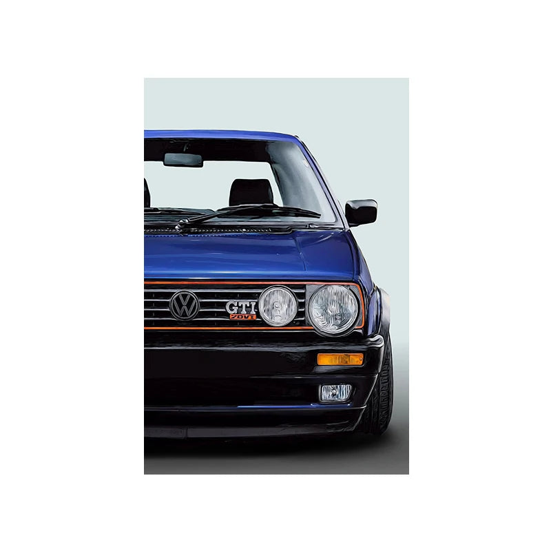 Modern Sports Car Graffiti Canvas Painting Luxury Retro Racing Poster Print Abstract Supercar Wall Art Living Room Home Decor