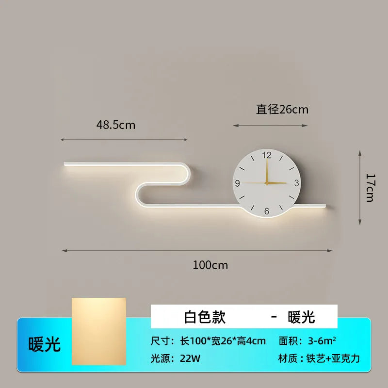 Silent Large Wall Clocks Led Living Room Art Creative Wall Clocks House Movement Horloge Murale Home Decoration Accessories