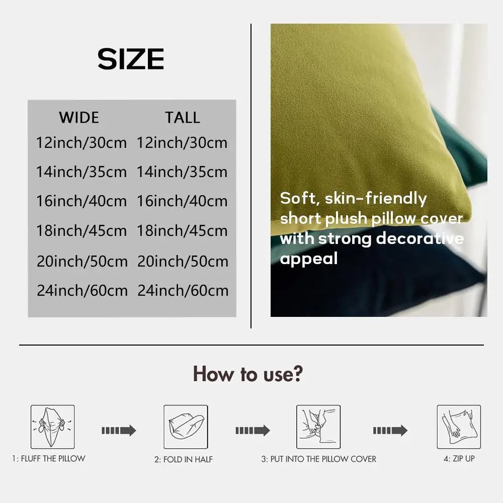 Thoma Genshin Impact Cushion Cover 40×40cm, Cute Anime Game Pillowcase with Double-Sided Print & Invisible Zipper, Soft Polyester Short Plush Sofa Pillow for Bedroom & Living Room Decor