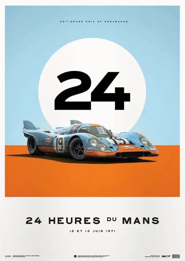 Retro Cars Poster Aesthetics 24 Heures Good Word Race 911 Endurance race F1 Motorsport Wall Art Kawaii Room Decor Canvas Posters