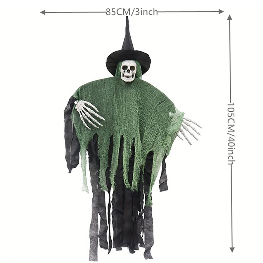 Halloween Hanging Skeleton Ghosts Decor Halloweens Skeleton Flying Ghost Haunted Haunted House Prop Party Decorations