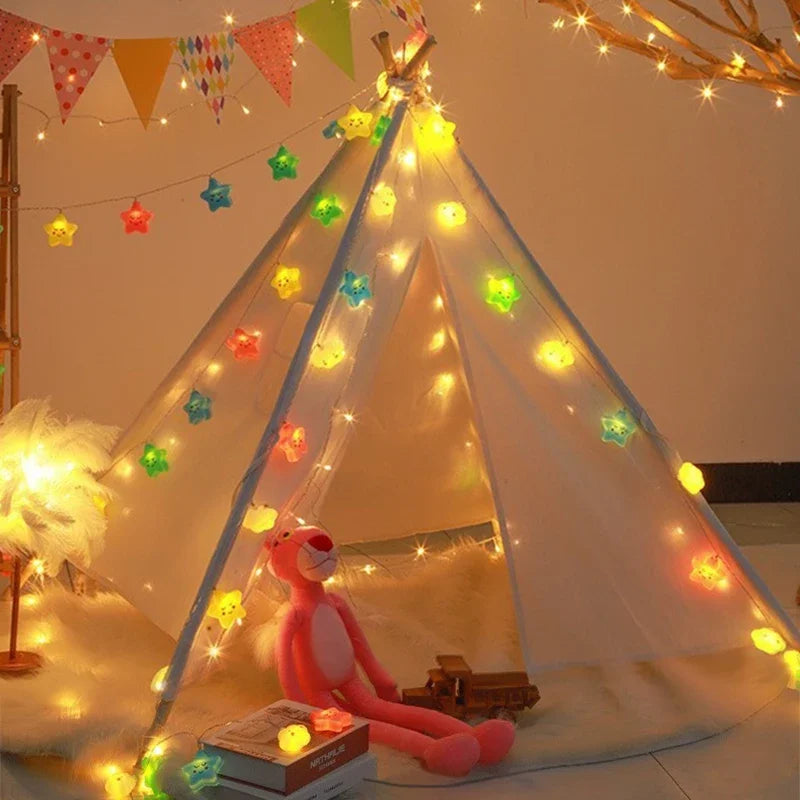 144 LED Star String Lights – Warm White USB & Battery Fairy Lights for Christmas, Weddings & Garden Decor