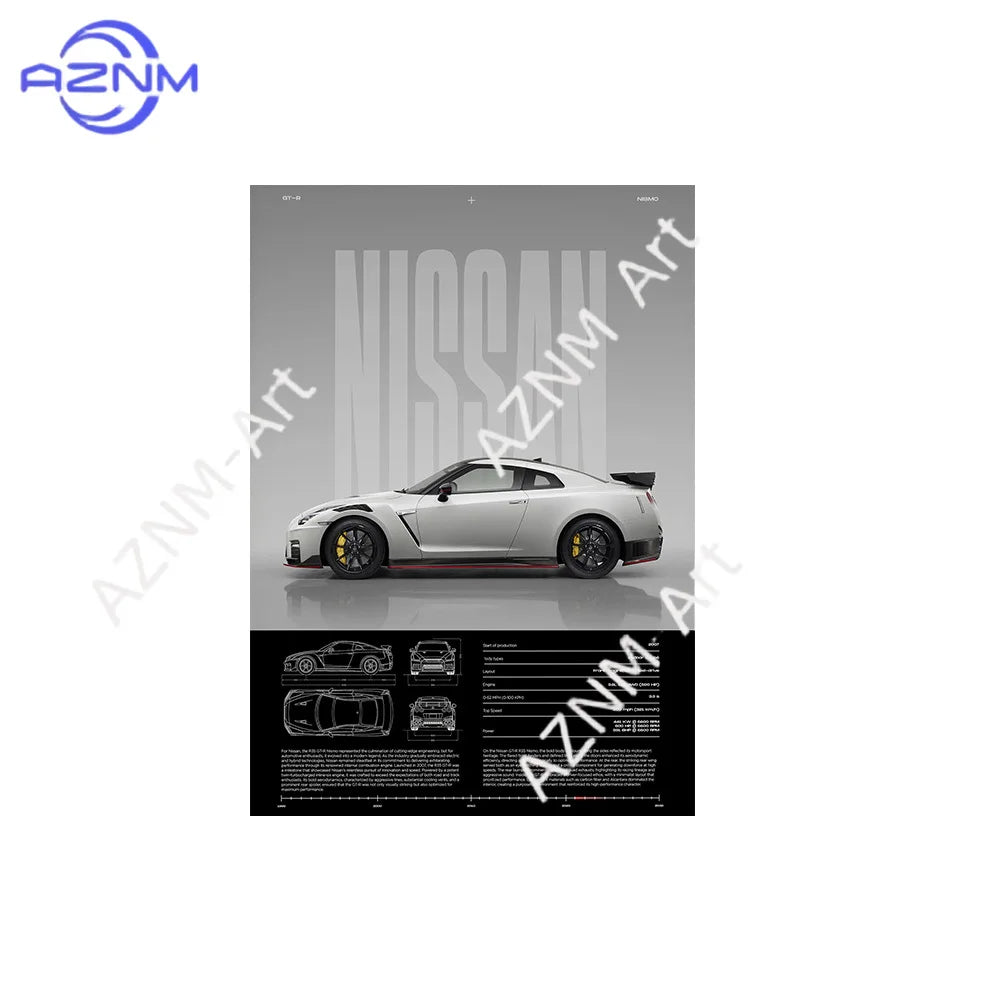 Performance Sports Cars Wall Art Poster Fashion Race Cars Canvas Painting Famous Cars Canvas Art Prints Cars Decorative Pictures