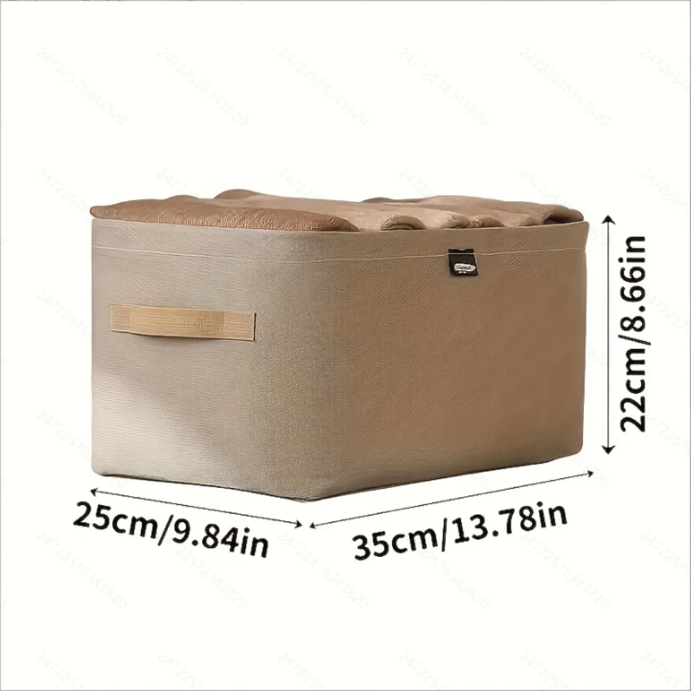 Clothes Organizer Baskets for Home, Foldable Linen Closet Organizers and Storage Basket for Shelves, Clothes Organizer