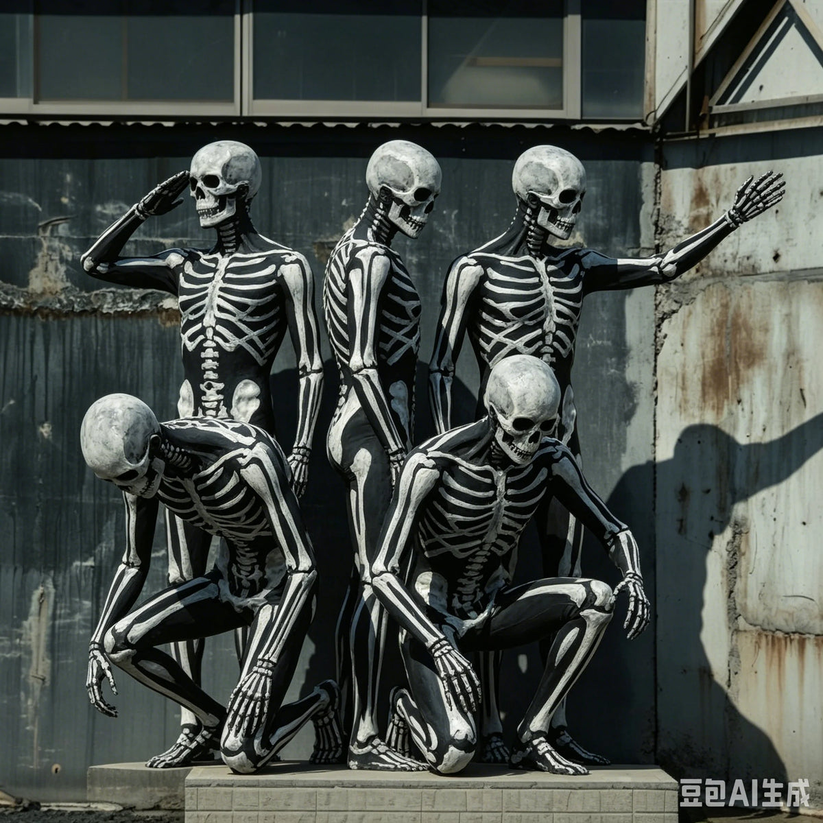 Halloween Skeleton Costume Adult Men Women Skull Death Horror Bodysuit Steampunk Skeleton Cosplay Jumpsuit Mask Zentai Suit