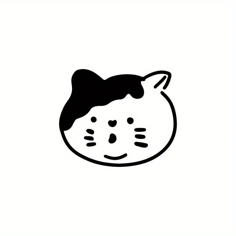 Japanese Cute Cat Door Curtain, Cartoon Hanging Curtain for Bedroom & Kitchen, 1-Panel Polyester Room Divider with Blackout Design for Home, Office & Cafe Decor